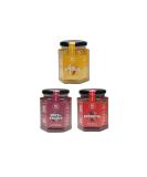 No Sugar Added Fruit Spread Strawberry Forest Fruits & Apricot | 80% Fruit Content & Natural Sweeteners | EU Made | 260g (3 Pack) - Buy Online on SooperMarket.com