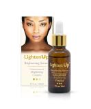 LightenUp  Skin Brightening Serum - 1 Fl oz / 30 ml - Dark Spots Corrector For Face  Armpits  Hands  Knees and Body  with Argan Oil and Shea Butter - Buy Online on SooperMarket.com