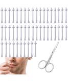Nose Wax Applicators & Hair Removal Kit - 81 Pieces | Chopsticks Strips Scissors & More - International Shipping - Buy Online on SooperMarket.com