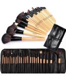 Cadrim 24pcs Professional Makeup Brush Set - Natural Hair Synthetic, Wood Handle - Foundation, Powder, Blush, Eyeshadow, Concealers - Yellow - Buy Online on SooperMarket.com