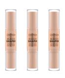 Catrice Magic Shaper Contour & Glow Stick - Vegan Contour Pen No. 060 | 3-Pack Natural & Perfume-Free 9g Each - Define & Glow Instantly - Buy Online on SooperMarket.com
