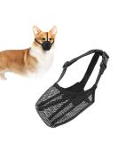 Muzzle for dogs fwlwtwss muzzle dog with a rounded mesh and adjustable loop dogs muzzle for small medium and large dogs prevents biting chewing and barking (s) - Buy Online on SooperMarket.com