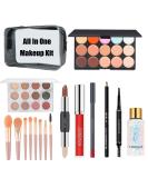VERONNI All-in-One Makeup Kit for Girls & Women - Complete Gift Set with Eyeshadow Concealer Lipgloss & More - Perfect for Birthdays & Christmas - Buy Online on SooperMarket.com
