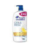 Head & Shoulders Citrus Fresh Anti Dandruff Shampoo For Greasy Hair 1000ml Up to 100% Flake Free Clinically Proven For Any Hair and Scalp Type For Daily use Clean Feeling XXL Citrus Shampoo - Buy Online on SooperMarket.com