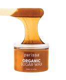 Parissa Organic Sugar Wax for Sensitive Skin - 100% Natural, Gentle Home Waxing Kit, 8 Fl Oz - Buy Online on SooperMarket.com