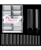 Ranrose 100PCS Extra Long Half Nail Tips C Curve,XXL Super Long Half Cover Deep C Curve False Nails 10 Sizes Tapered Square Nail Tips Press on Nails with Box(2XL C Curve Tips) 100PCS Clear 2XL C Curve Tips - Buy Online on SooperMarket.com