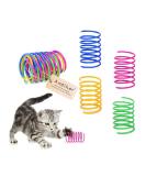 Andiker Cat Spiral Spring, 12 Pc Cat Creative Toy to Kill Time and Keep Fit Interactive cat Toy Durable Heavy Plastic Spring Colorful Springs Cat Toy for Swatting, Biting, Hunting Kitten Toys - Buy Online on SooperMarket.com
