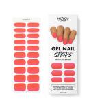 MOYOU LONDON Semi Cured Gel Nail Wraps 20 Pcs Gel Nail Polish Strips for Salon-Quality Manicure Set with Nail File & Wooden Cuticle Stick (UV/LED Lamp Required) - Eye Candy - Buy Online on SooperMarket.com