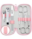 marQus Solingen Germany Manicure Sets for Women & Men 7 Pcs Set - Quality Grooming Kit Nail Clippers & Toenail Clippers tweezers Nail Kit - Fabulous Gift for all Occasions 5. Pink - Buy Online on SooperMarket.com