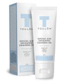 Toulon Glycolic Acid Facial Cleanser with Vitamin C & Rose Hip - Exfoliating Face Wash for Dry & Sensitive Skin - Women & Men - Buy Online on SooperMarket.com