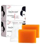 Kojie San Skin Brightening Soap - The Original Kojic Acid Soap with Brightening and Moisturizing Properties, Even Skin Tone and Reduce Appearance of Hyperpigmentation (65 grams, 2 Bars Per Pack) - Buy Online on SooperMarket.com