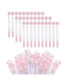 Pink Diamond Disposable Mascara Brushes - 60 Pcs | Makeup Brush Mascara Wand in Sanitary Tube | Lash Supplies - Buy Online on SooperMarket.com