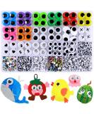 Iooleem 1518pcs Self-Adhesive Googly Wiggle Eyes in 24 Styles & Colors - Crafts, DIY Projects - Buy Online on SooperMarket.com