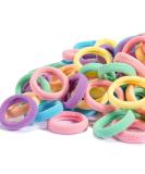 Whaline 120PCS Baby Hair Ties - Multicolor Mini Hair Bands for Girls Infants Toddlers - 2.5cm Diameter - Seamless Hair Elastics ponytail holders (6 Colors) - Buy Online on SooperMarket.com