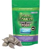 Green Gobbler SEPTIC SAVER Treatment Pods with Bacteria For Healthy Septic System, 6 Month Supply, 1.30 oz (Package May Vary) - Buy Online on SooperMarket.com
