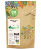 Organic Green Lentils 2kg - GMO Free, Vegan, High Fibre, High Protein - Wholefood Earth - Buy Online on SooperMarket.com