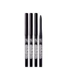 Ruby Kisses Waterproof 24HR Eye Define Eyeliner - Glitter Black (4 Count Pack) | Long-lasting Eyeliner - Buy Online on SooperMarket.com