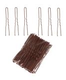 Hairpins Bobby pins Hairpins Metal Hair pin Girls Hair Accessories Bun Pins 50Pcs Ideal for all hair types (U-Brown) - Buy Online on SooperMarket.com