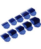 10PCS Andis Magnetic Clipper Guards - Professional Upgrade Comb Guides Set for Andis Master Clipper (Blue) - Buy Online on SooperMarket.com