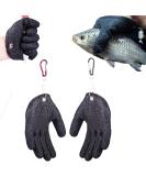 Fisherman Professional Catch Fish Gloves - Puncture Proof Anti-Slip Fishing Glove (Black) - Buy Online on SooperMarket.com