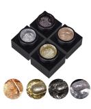 Buy Silver Metal Glitter Gel Nail Polish - 4 Colors | Platinum Gold Silver Black Glitter | Soak Off Gel for DIY Nail Art - Sparkling Nail Polish Liner - Buy Online on SooperMarket.com