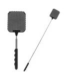 Direct-Hit-72 Black Extendable Telescopic Fly Swatter - Extra Long for Effective Insect Control | International Shipping - Buy Online on SooperMarket.com