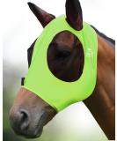 Buy Harrison Howard Super Comfort Stretchy Fly Mask - UV Protection Large Eye Space Breathable Fluro-Lime (XL) | International Shipping - Buy Online on SooperMarket.com