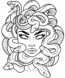 Dopetattoo Medusa Tattoo Temporary Fake Tattoos - 6 Sheets for Women, Men, Children, Boys, and Girls - Buy Online on SooperMarket.com