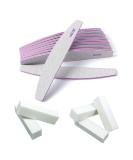 Nail File and Buffer Set 15 Pack Icluding 10 PCS Professional 100/180 Grit Double Sided Nail Files for Acrylic and Gel Nails and 5 PCS Nail Buffer Block for Natural Nails 8 PCS - Buy Online on SooperMarket.com