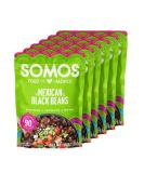 SOMOS Mexican Black Beans Seasoned Black Beans Gluten Free Non-GMO Plant Based Vegan Microwavable Meals Ready to Eat 10oz Black Bean Bag (Pack of 6) - Buy Online on SooperMarket.com