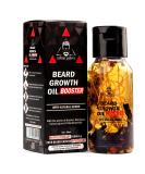 Urbangabru Beard Growth Oil Booster - 60 ml | Natural Herbs Enriched | Promotes Healthy Beard Growth - Buy Online on SooperMarket.com