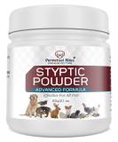 Perpetual Bliss Styptic Powder (Large 60g Tub) For Dog Cat Other Pets. Helps Stop Bleeding On Paws From Dog Nails Clippers Dog Nail Grinders When Grooming. Essential Part Of Pet First Aid Kit - Buy Online on SooperMarket.com