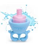 Tweexy Wearable Nail Polish Holder - Island Blue | Fingernail Manicure & Pedicure Tool - Buy Online on SooperMarket.com