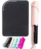 Angelil Travel Pad - Heat-Resistant Mat for Smooth Iron & Hair Styling Tools (23x17cm Black) | Perfect for Curls & Counter Protection | Shop Internationally - Buy Online on SooperMarket.com