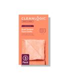 Cleanlogic Exfoliating Dual-Texture Face Cloths for Sensitive Skin - Vegan Assorted Colors Removes Makeup & Dirt - Pack of 3 - Buy Online on SooperMarket.com