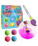 Baff Bombz Magic Brush from Zimpli Kids  4 x Bath Bombs  Magically Paint Your Bath Water  Creative Bath Toy for Children  Birthday Gifts for Boys & Girls  Pocket Money Toy  Moisturising Bath Fizzers - Buy Online on SooperMarket.com