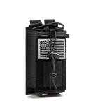 Tactical Radio Holder Radio Case Molle Radio Holster Military Heavy Duty Radios Pouch Bag for Two Ways Walkie Talkies Adjustable Storage with 1 Pack Patch - Buy Online on SooperMarket.com