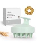 Sndyi Scalp Massager Shampoo Brush - Dandruff Removal & Hair Growth - Silicone Scrubber for Shower - Green - Buy Online on SooperMarket.com