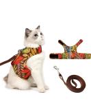 Escape Proof Cat Harness and Leash Set - Air Mesh Vest for Small Dogs - Reflective Gold S - Buy Online on SooperMarket.com