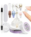 MIZHSE Solid Builder Gel For Nails, Clear Nail Sculpture Gel Solid Extension Gel Non-Sticky Hand Carving Gel Modeling Nail Art Gel 60g - Buy Online on SooperMarket.com