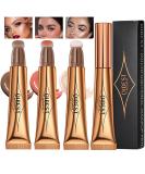 3-Pcs Liquid Contour Beauty Wand Set - Highlighter, Blush, and Illuminator Stick for Easy Blending and Lightweight Coverage - Buy Online on SooperMarket.com