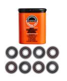 Bronson Speed Ceramic Skateboard Bearings Set with Cleaning Unit, Spacers, Washers, and Extra Shields - Buy Online on SooperMarket.com