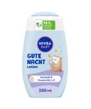Nivea baby good night lotion baby body lotion maintains delicate baby skin with almond oil vitamin E C and B5 vegan baby lotion with hypoallergenic formula without parabens and microplastics (200 ml) - Buy Online on SooperMarket.com