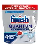 5 x Finish Quantum Infinity Shine Dishwasher Tablets - Dishwasher Tablets for Deep Cleaning Grease Removal Power and Shine - Economy Pack of 83 - Buy Online on SooperMarket.com