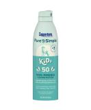 Coppertone Pure and Simple Kids Spray Sunscreen, Zinc Oxide Mineral Sunscreen Spray, SPF 50 Broad Spectrum Sunscreen for Kids, 5 Oz - Buy Online on SooperMarket.com