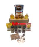 Iced Coffee Gift Set - 7x Nescafe Iced Latte Sachets Coffee Topper Coffee Syrup Border Coffee Biscuits - Gift for Coffee Lover Coffee Gifts for Men Christmas Gifts for Women Hampers for Women Original 18 Piece Set - Buy Online on SooperMarket.com
