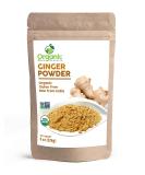 Organic Ginger Powder | 8 oz (226g) | Product of India | Resealable Kraft Bag | USDA Organics and Non-GMO Verified Project Approved, by SHOPOSR 8 Ounce (Pack of 1) - Buy Online on SooperMarket.com