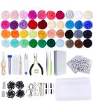 Mayboos Needle Felting Kit,Wool Roving 40 Colors Set,Needle Felting Starter Kit,Wool Felt Tools with Felting Tool Instruction Included for Felted Animal Needle Felting Supplies - Buy Online on SooperMarket.com