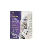 Felisept Family Comfort Relaxing Agent in Multi-Cat Household Plug-In Diffuser and Refill 45ml Starter Set - With natural catnip - Cat plug in calmer - Release tensions and reduce sustainably Starter Set (Diffuser + Refill 45ml) - Buy Online on SooperMarket.com