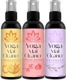 Yoga Mat Cleaner Spray Kit (Pack of 3) | Refresh & Restore Mats with Microfiber Towel | Lavender Fresh Roses Energy Citrus - Buy Online on SooperMarket.com